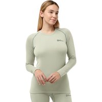 Jack Wolfskin Infinite Warm LS Women Langarm Funktionsshirt Damen XXL green mint leaf von Jack Wolfskin