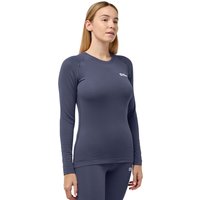 Jack Wolfskin Infinite Warm LS Women Langarm Funktionsshirt Damen L grey,black Graphite von Jack Wolfskin