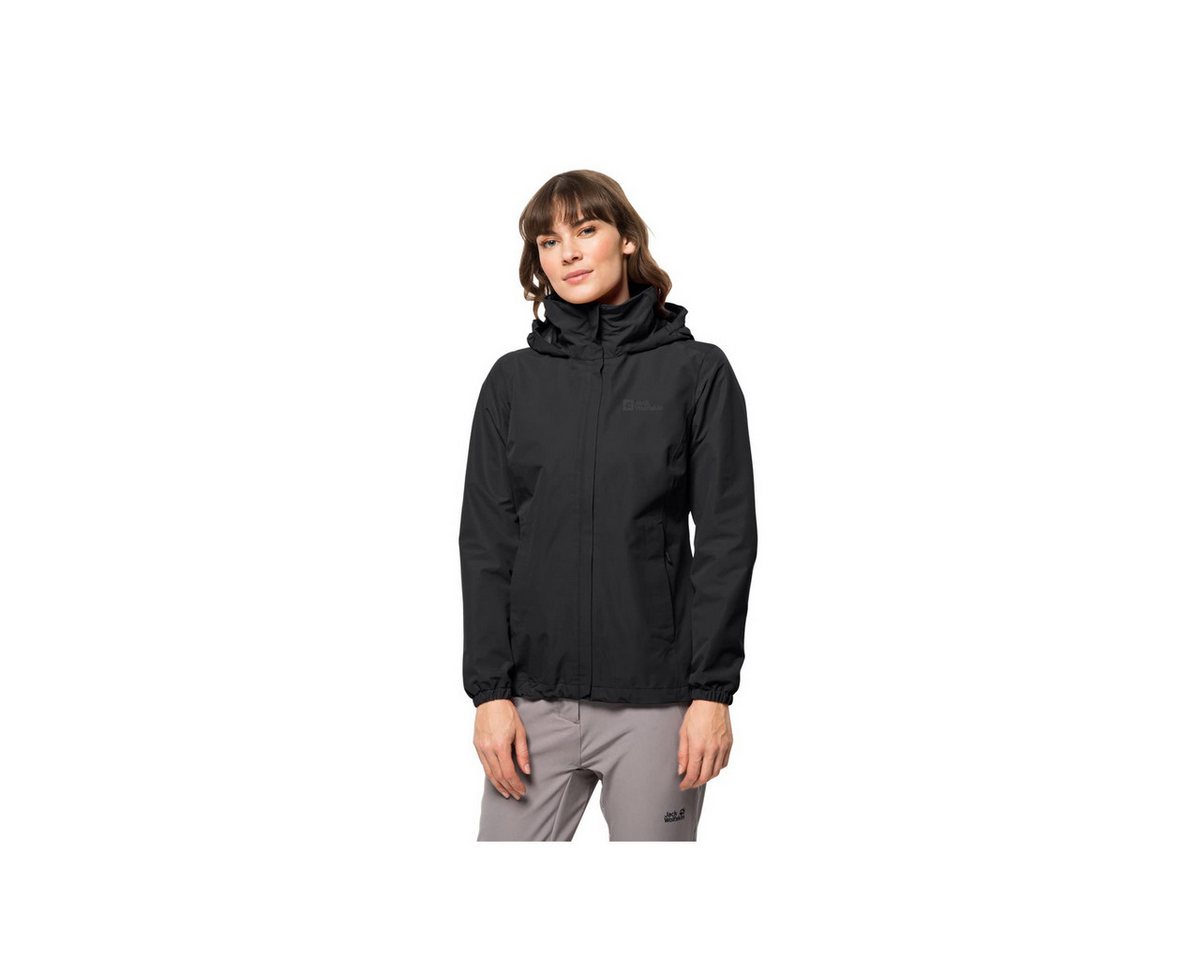 Jack Wolfskin Jackenblazer Windbreaker für Damen in schwarz (Weiblich, 1-tlg) von Jack Wolfskin