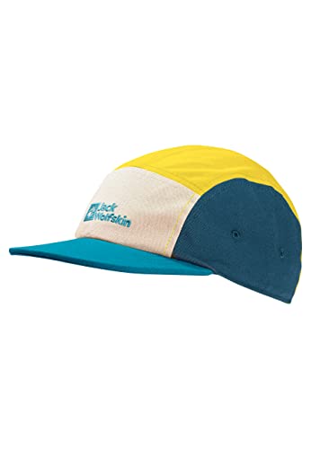 Jack Wolfskin Jungen Kid's Nature 5 Panel Cap Cap Blau One Size von Jack Wolfskin