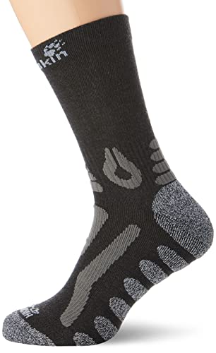 Jack Wolfskin Jungen Kids Hiking Pro Classic Cut Babysocken, Dark Grey, 31-33 von Jack Wolfskin