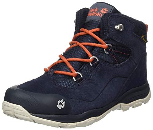 Jack Wolfskin Jungen Unisex Kinder MTN Attack 3 LT Texapore MID K Outdoorschuhe, Dark Blue/orange, 26 EU von Jack Wolfskin