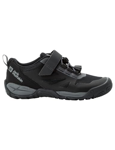 Jack Wolfskin Jungen Unisex Kinder Villi Action Low K Walking-Schuh, Black, 26 EU von Jack Wolfskin