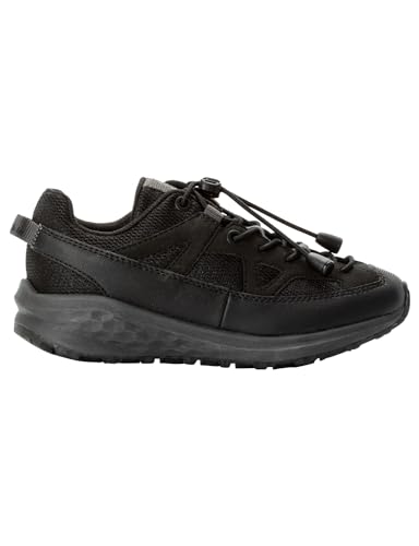 Jack Wolfskin Jungen Unisex Kinder Villi Low K Sneaker, Black, 28 EU von Jack Wolfskin