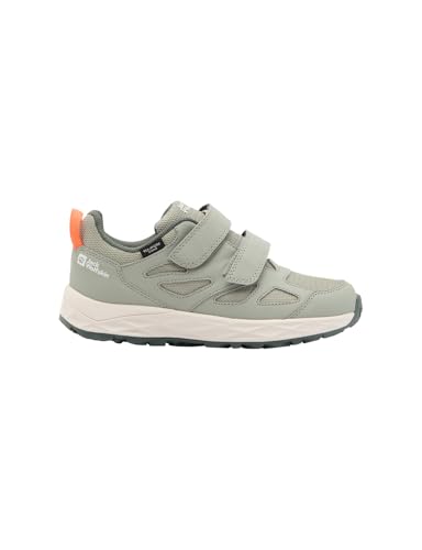 Jack Wolfskin Jungen Unisex Kinder Woodland 2 Texapore Low VC K Walking-Schuh, Mint Leaf, 28 EU von Jack Wolfskin