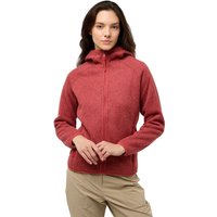 Jack Wolfskin Kaminfeuer Hooded Jacket Women Fleecejacke mit Kapuze Damen L red red coral von Jack Wolfskin