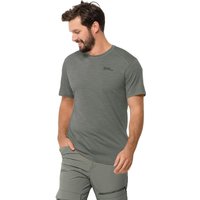 Jack Wolfskin Kammweg S/S Men Herren T-shirt aus Merinowolle XXL gecko green gecko green von Jack Wolfskin