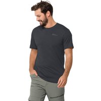 Jack Wolfskin Kammweg S|S Men Herren T-Shirt aus Merinowolle XXL grey,black Phantom von Jack Wolfskin