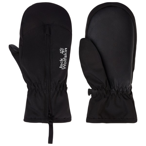 Jack Wolfskin - Kid's Easy Zip Mitten - Handschuhe Gr 116 schwarz von Jack Wolfskin