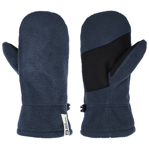 Jack Wolfskin - Kid's Fleece Mitten - Handschuhe Gr 128 blau von Jack Wolfskin