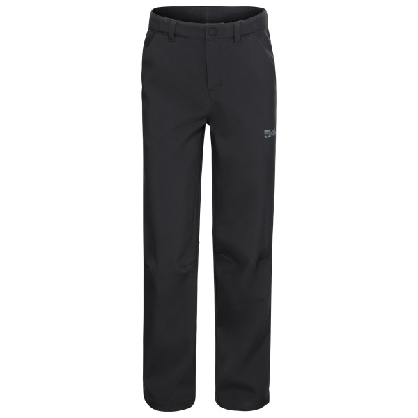 Jack Wolfskin - Kid's Fourwinds Pants - Softshellhose Gr 116 schwarz von Jack Wolfskin