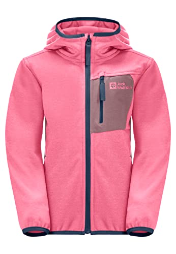Jack Wolfskin Kinder Active Fleecejacke rosa 176 von Jack Wolfskin