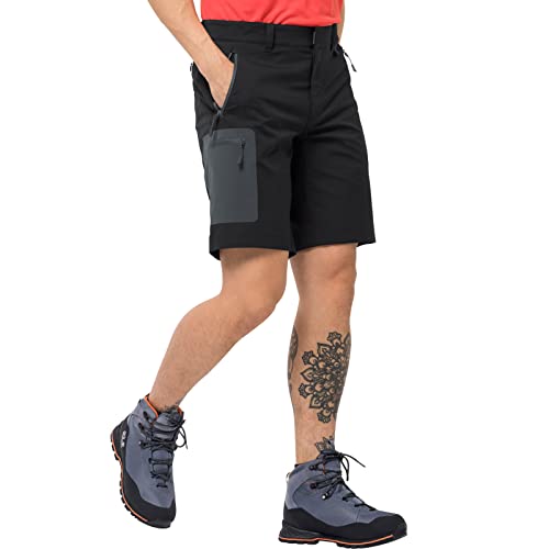 Jack Wolfskin Kinder Active Track Shorts, Black, 50 von Jack Wolfskin