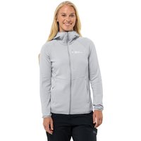 Jack Wolfskin Kolbenberg Hooded FZ Women Fleecejacke Damen L grey Cool Grey von Jack Wolfskin