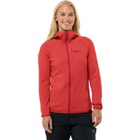 Jack Wolfskin Kolbenberg Hooded FZ Women Fleecejacke Damen L rot vibrant red von Jack Wolfskin