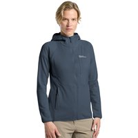 Jack Wolfskin Kolbenberg Hooded FZ Women Fleecejacke Damen XS blue midnight sky von Jack Wolfskin