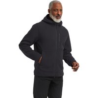 Jack Wolfskin Lake Ridge Hooded Jacket Men Fleecejacke mit Kapuze Herren M black black von Jack Wolfskin