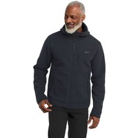 Jack Wolfskin Lake Ridge Hooded Jacket Men Fleecejacke mit Kapuze Herren S blue dark navy Jack Wolfskin Lake Ridge Hooded Jacket Men Fleecejacke mit Kapuze Herren S blue dark navy von Jack Wolfskin
