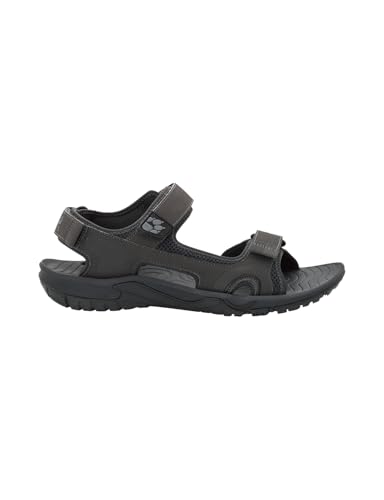 Jack Wolfskin Herren Lakewood Cruise M Trekking- & Wandersandalen, Schwarz Phantom 6350, 48 EU von Jack Wolfskin