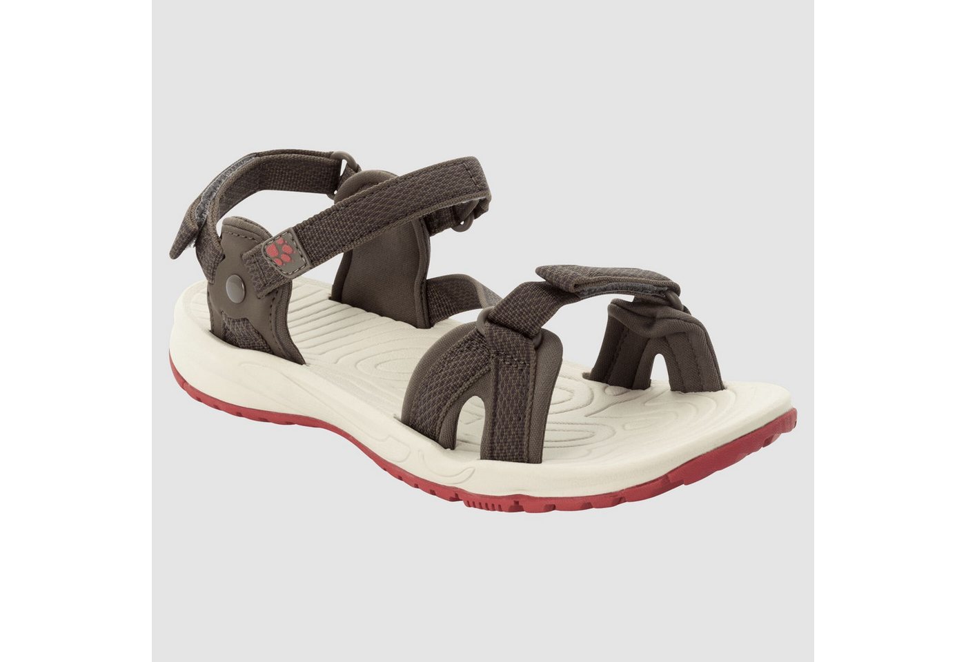 Jack Wolfskin Lakewood Ride Neoprenpolsterung braun Damen Sandale von Jack Wolfskin