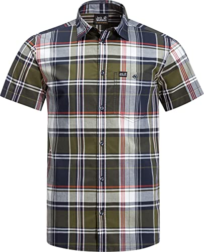 Jack Wolfskin Little Lake Shirt Herren grün/blau von Jack Wolfskin