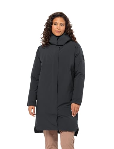 Jack Wolfskin Damen Luisenplatz Coat W Mantel, Phantom, M von Jack Wolfskin