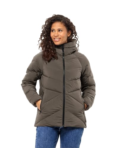 Jack Wolfskin Damen Marienplatz JKT W Jacke, Eiskaffee, XXL von Jack Wolfskin