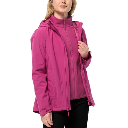 Jack Wolfskin MOONRISE 3IN1 JKT W new magenta L von Jack Wolfskin