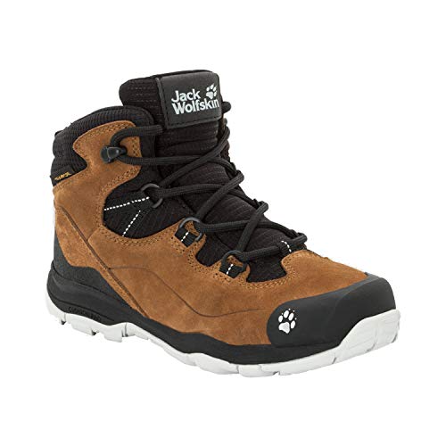 Jack Wolfskin MTN ATTACK 3 LT TEXAPORE MID K Trekking- & Wanderstiefel Unisex-Kinder, Braun (Desert Brown/Black 5228), 27 EU von Jack Wolfskin