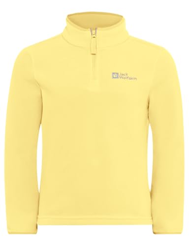Jack Wolfskin Mädchen Taunus Halfzip K Pullover, Lemon Ice, 92 von Jack Wolfskin