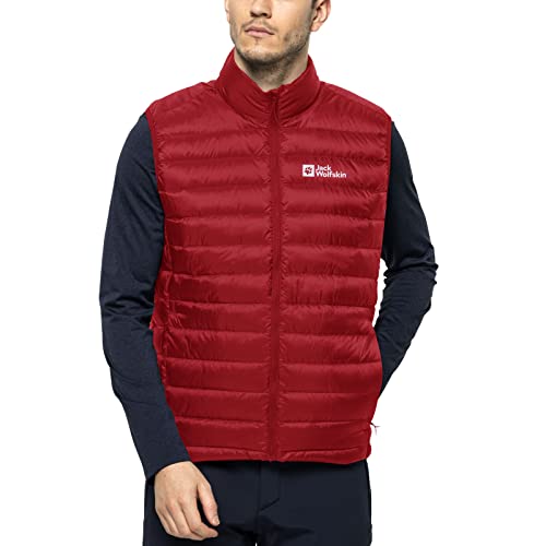 Jack Wolfskin Männlich Pack & Go Weste, Adrenaline Red, XL von Jack Wolfskin