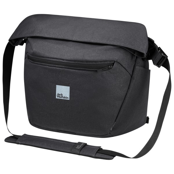 Jack Wolfskin - Mainkai Messenger - Umhängetasche Gr One Size schwarz/grau von Jack Wolfskin