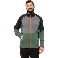 Jack Wolfskin Marienberg FZ Men Fleecejacke Herren L hedge green hedge green von Jack Wolfskin