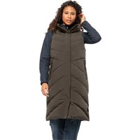 Jack Wolfskin Marienplatz Vest Women Daunenweste Damen XXL cold coffee cold coffee von Jack Wolfskin