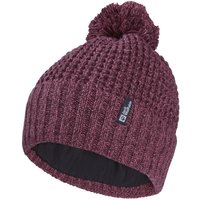 Jack Wolfskin Medley Knit Beanie Women Gefütterte Beanie mit Bommel M purple amaranth von Jack Wolfskin