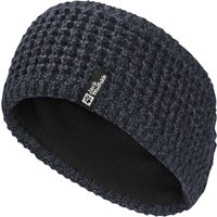 Jack Wolfskin Medley Knit Headband Women Stirnband mit Fleecefutter Damen M blue dark navy von Jack Wolfskin