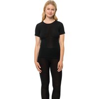 Jack Wolfskin Merino Shortsleeve Women Merino Funktionsshirt Damen XXL black black von Jack Wolfskin