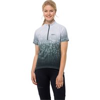 Jack Wolfskin Morobbia HZ Print T-Shirt Women Radtrikot Damen L white cloud all over white cloud all over von Jack Wolfskin