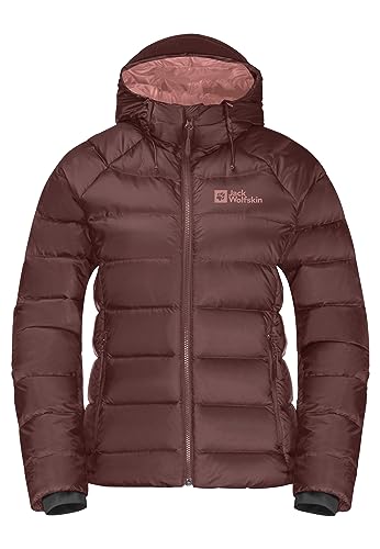 Jack Wolfskin NEBELHORN DOWN HOODY W dark maroon L von Jack Wolfskin