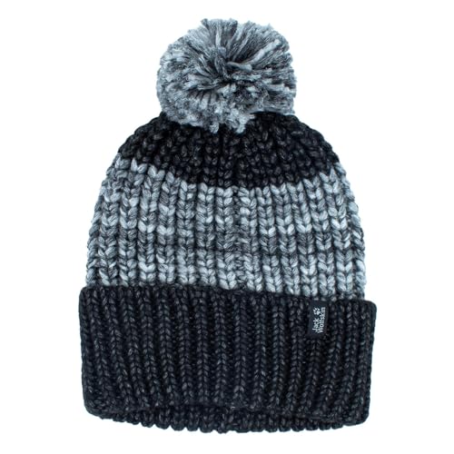 Jack Wolfskin Naha Hopewell Rock Cap Beanie Damen Winter Mütze Grau 1908031-6320 L von Jack Wolfskin