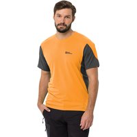 Jack Wolfskin Narrows T-Shirt Men Funktionsshirt Herren XXL braun orange pop von Jack Wolfskin