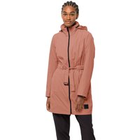 Jack Wolfskin Norden Port Coat Women Regenmantel Damen L braun astro dust von Jack Wolfskin