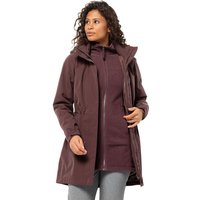 Jack Wolfskin Ottawa Coat 3 in 1 Jacke Damen XS boysenberry boysenberry von Jack Wolfskin