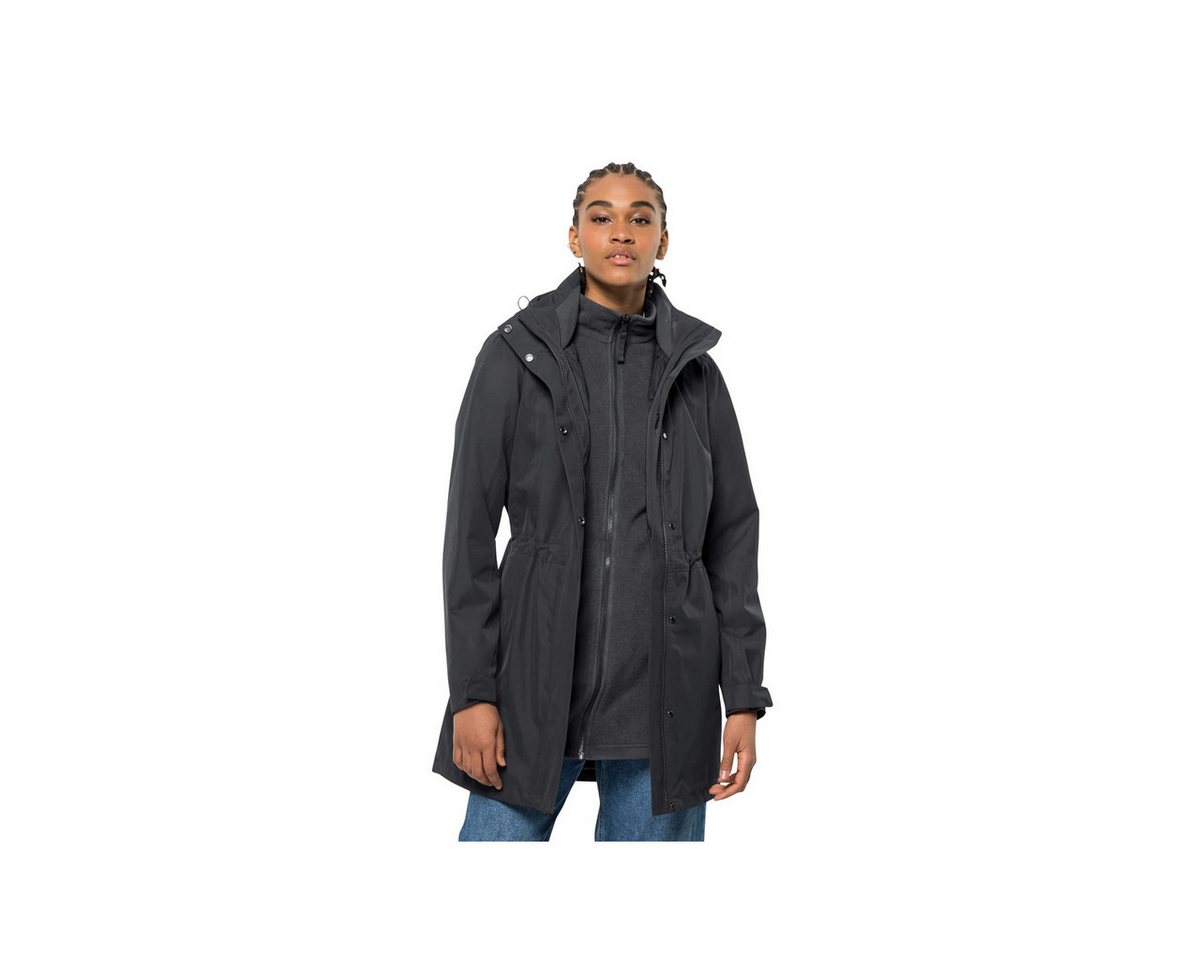 Jack Wolfskin Outdoorjacke Outdoorjacke für Damen in schwarz (1-St) von Jack Wolfskin