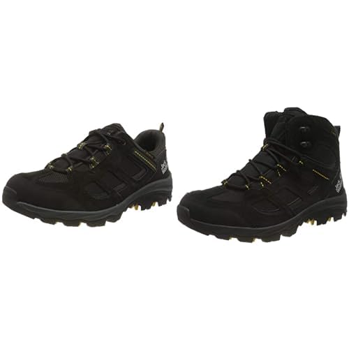 Jack Wolfskin Outdoorschuhe Black Burly Yellow Xt 44.5 EU + Outdoorschuhe Black Burly Yellow Xt 44.5 EU von Jack Wolfskin