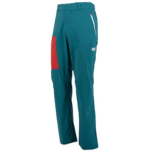 Jack Wolfskin Overland Pants Pro 11 Hike Herren Hose Softshell Grün 1506121-4065 50 von Jack Wolfskin