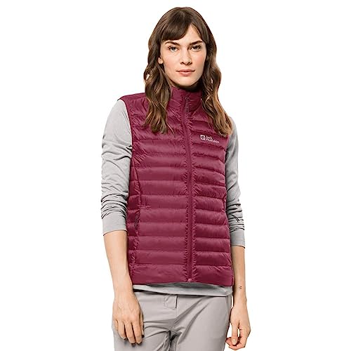 Jack Wolfskin Pack & GO DOWN Vest W Sangria red - L von Jack Wolfskin