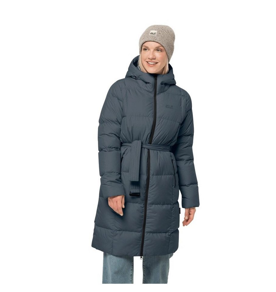 Jack Wolfskin Daunenmantel Frozen Lake Coat (winddicht, wasserabweisend) dunkelblau Damen von Jack Wolfskin