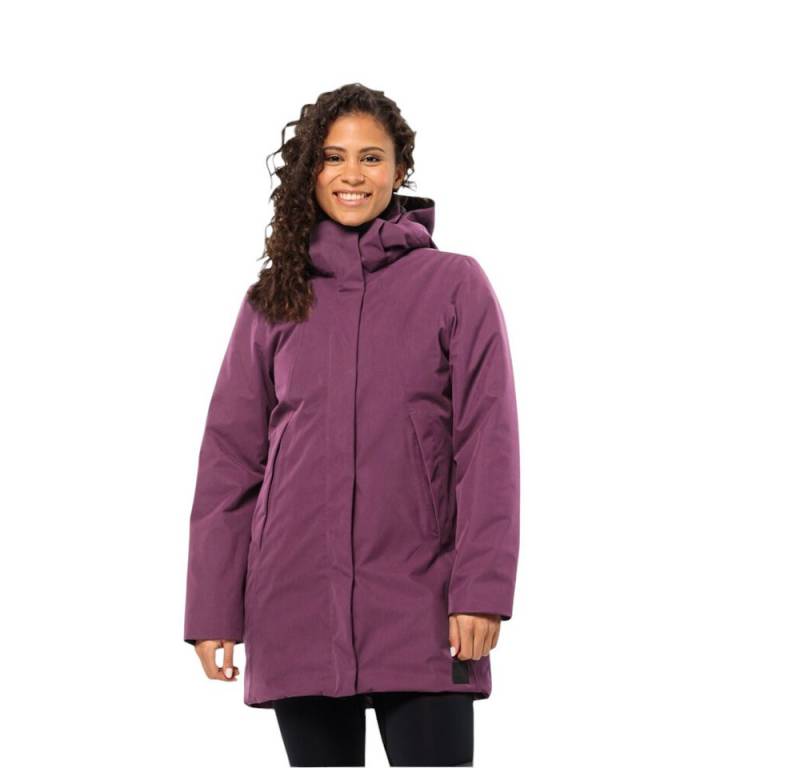 Jack Wolfskin Wintermantel Salier Coat (abnehmbare Kapuze, wasser- und winddicht) violett Damen von Jack Wolfskin