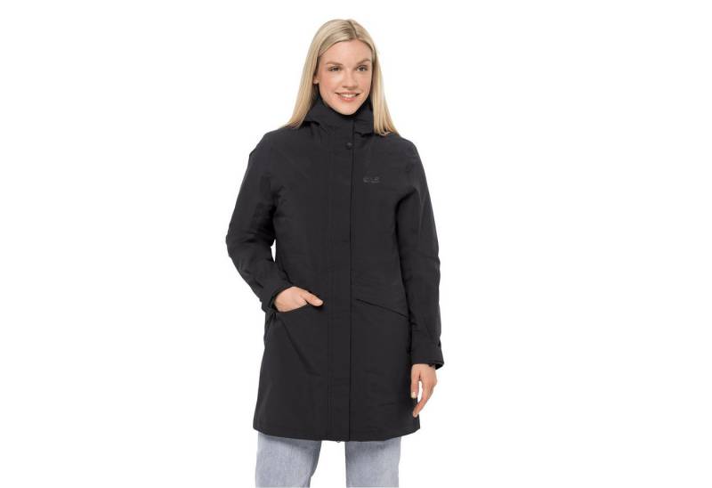 Jack Wolfskin Wintermantel Silent Wisper Parka (wasser- und winddicht, PFC-frei) schwarz Damen von Jack Wolfskin